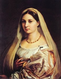 The Veiled Woman, Or La Donna Velata — Rafael, High Renaissance