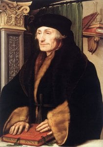 Retrato De Erasmo De Rotterdam — Hans Holbein O Jovem