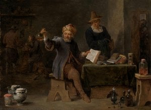 The Village Doctor — David Teniers O Jovem