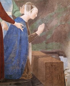 2a. Procession Of The Queen Of Sheba (detail) (10) — Piero Della Francesca, Early Renaissance