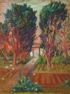 The Vegetable Garden Of Llaner, 1920 — Σαλβαδόρ Νταλί, Surrealist Landscape