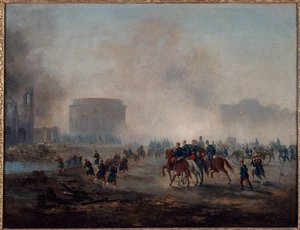 La Rotonde de la Villette Encircled by the Versailles Troops