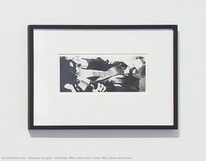 Untitled (Who does the crime? Who does the time?)