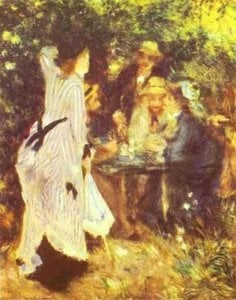 In The Garden — Pierre-auguste Renoir, Impressionism