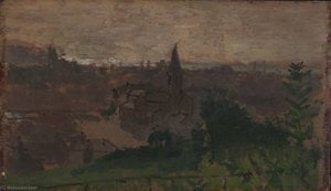 View Of Dieppe With Eglise Du Pollet — Walter Richard Sickert, Impressionism