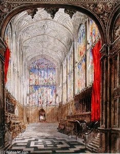 Interior Of King's College Chapel