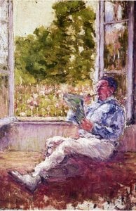 Mann Sitzen Am Fenster — Marcel Duchamp
