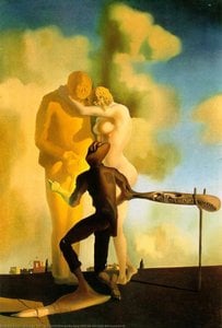 Dalí Meditation On The Harp,1932-34, Salvador Dalí-museum,st — Salvador Dalí, Surrealist Painting