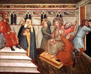 The Scourging Of Christ Before Pontius Pilate — Ferrer Bassa