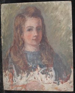 Portrait D'une Jeune Fille, Oeuvre Inachevée — Valentine Reyre