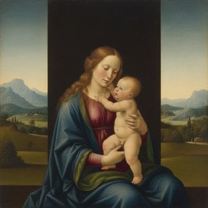 The Luminous Veil Of Maternal Grace