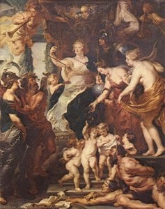 Das Treffen In Lyon, Louvre — Peter Paul Rubens