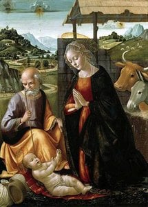 Nativity — Domenico Ghirlandaio, Early Renaissance