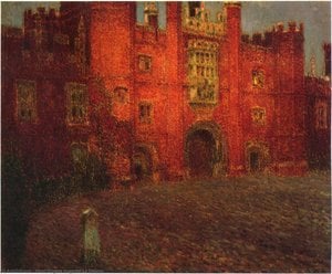 The Great Gate At Hampton Court — Henri Le Sidaner
