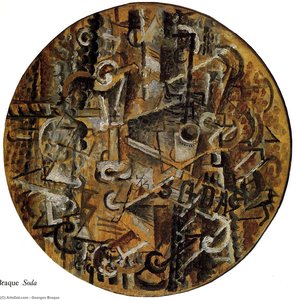Soda — Georges Braque, Analytical Cubism