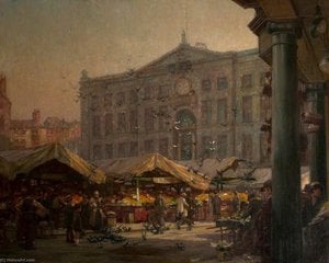 Nottingham Old Market Place — Arthur Spooner