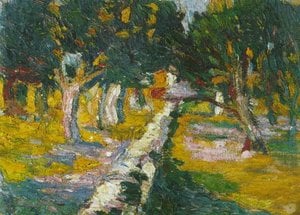 Obstgarten Bei Llane (cadaques) — Salvador Dalí, Impressionist Landscape