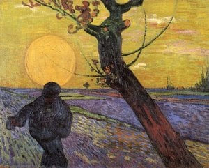 Sower With Setting Sun — Vincent Van Gogh