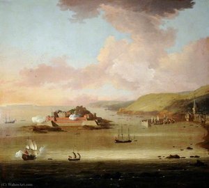 View Of Castle Cornet And St Peter Port — Peter Monamy