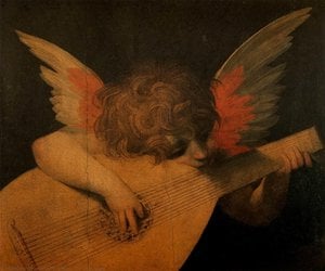 Musician Angel — Росо Фиorentino, Italian Mannerism