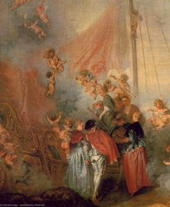 Pilgrimage To Cythera — Jean-antoine Watteau, Rococo