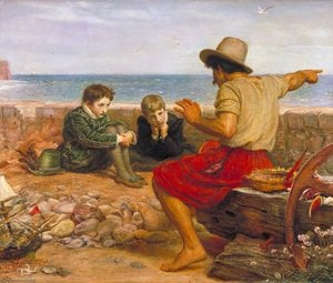 The Boyhood Of Raleigh — John Everett Millais