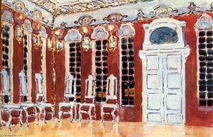 Hall In The Palace (also Known As Stage Design For The Ice House Opera) — Alexander Golovin