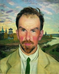 Portrait Of An Art Historian And Restorer Alexander Anisimov — Boris Mikhaylovich Kustodiev