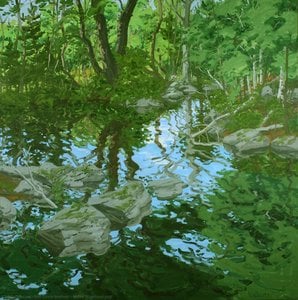 Maine Woodland.png — Neil Gavin Welliver, Realism