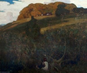 A Mystic Pool — Alfred East