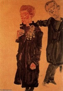 Untitled (1030) — Egon Schiele, Expressionism