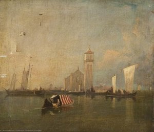 North Italian Coastal Scene — Clarkson Frederick Stanfield, Romanticism