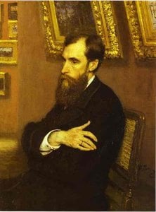 Portrait Of Pavel Tretyakov, Founder Of The Tretyakov Gallery — Ilya Yefimovich Repin