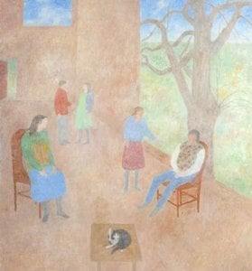 Conversations, Cat And Pear Tree — Elisabeth Vellacott