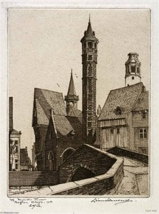 The Pagodor Tower, Belgian Village, Chicago Fair, 1933