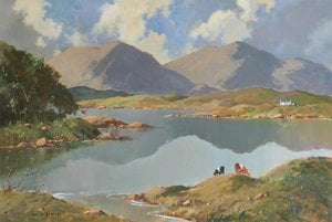 Lake and Mountains