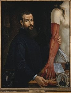 A posthumous portrait of Andreas Vesalius