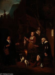 A Woman Selling Poultry — Gabriel Metsu