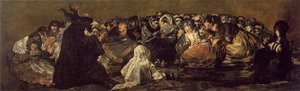 The Great He Goat Or Witches Sabbath — Francisco José De Goya Y Lucientes