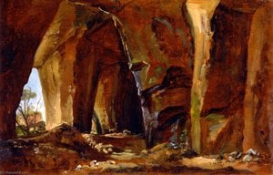 Grotto Near Naples — Johan Christian Claussen Dahl