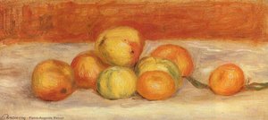 Apples And Manderines — Pierre-auguste Renoir
