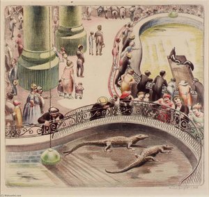 Aquarium (alligators Ny Aquarium) — Mabel Dwight