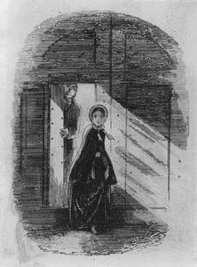 Detail Of Amy Dorrit From The Frontispiece — Hablot Knight Browne