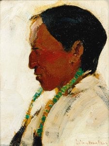 Portrait Of A Taos Indian — Laverne Nelson Black