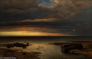 Daybreak - night and storm have stolen away and nothing now upon the shore tells the tale of yesterday but a wrecked hope, no calms restore