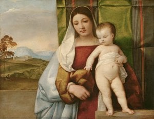The Gipsy Madonna — Titian Ramsay Peale Al Ii-lea, High Renaissance