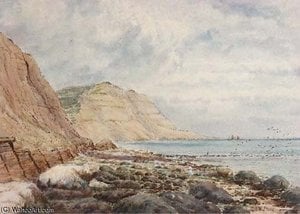 Coastal View With Boats On The Horizon