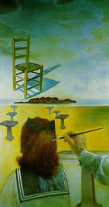 The Chair (stereoscopic Work, Right Component), 1975 — Salvador Dalí, Surrealism
