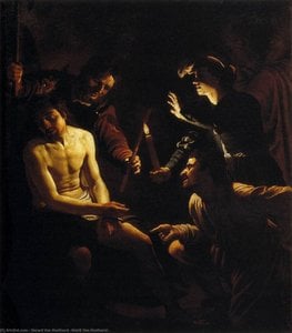 The Mocking Of Christ — Герхард Ван Хонтхорст, Baroque