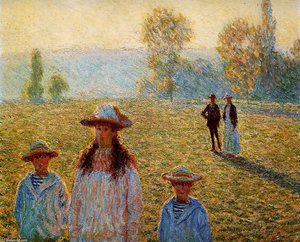 Paysage À Giverny — Claude Monet